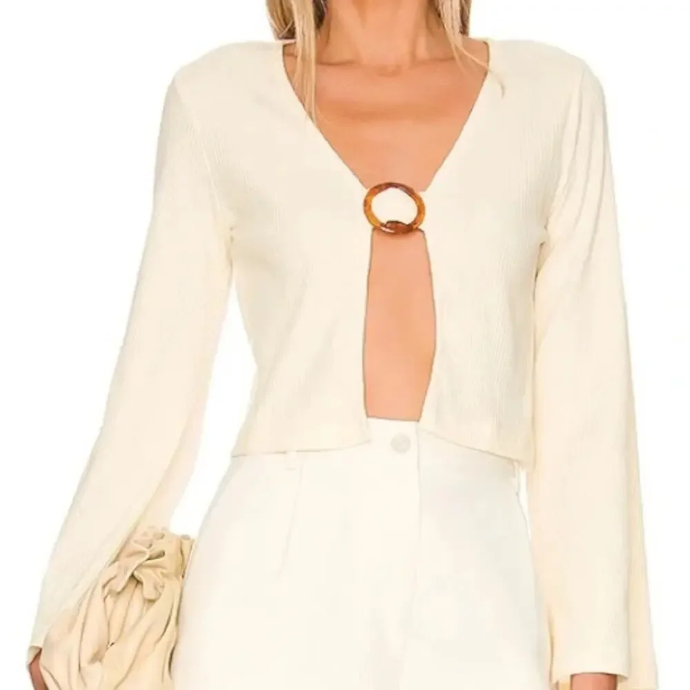 NWT Callahan Knitwear Vera Top in Creme
